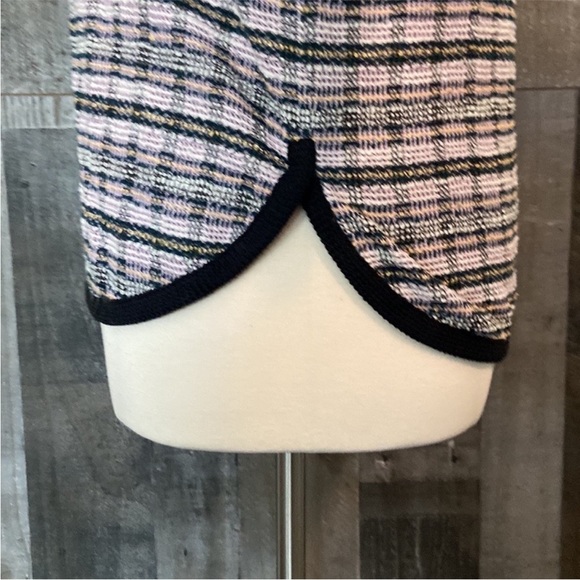 NWT! Max Studio knit pastel plaid mock sweater medium Softgirl gorpcore feminine - Picture 6 of 13